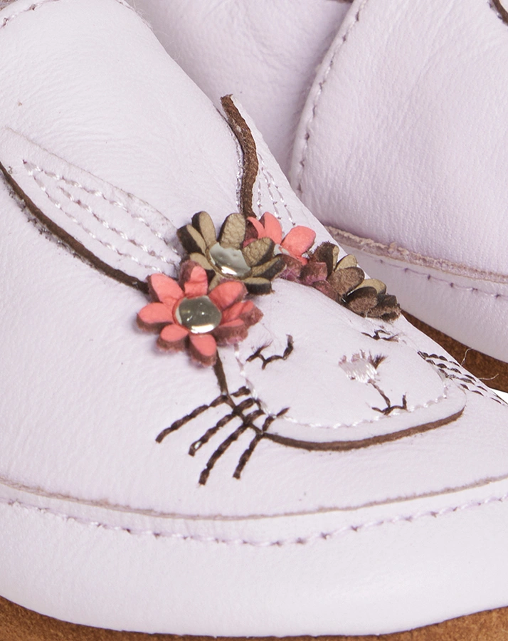 Krabbelschuhe RABBIT in pastellrosa
