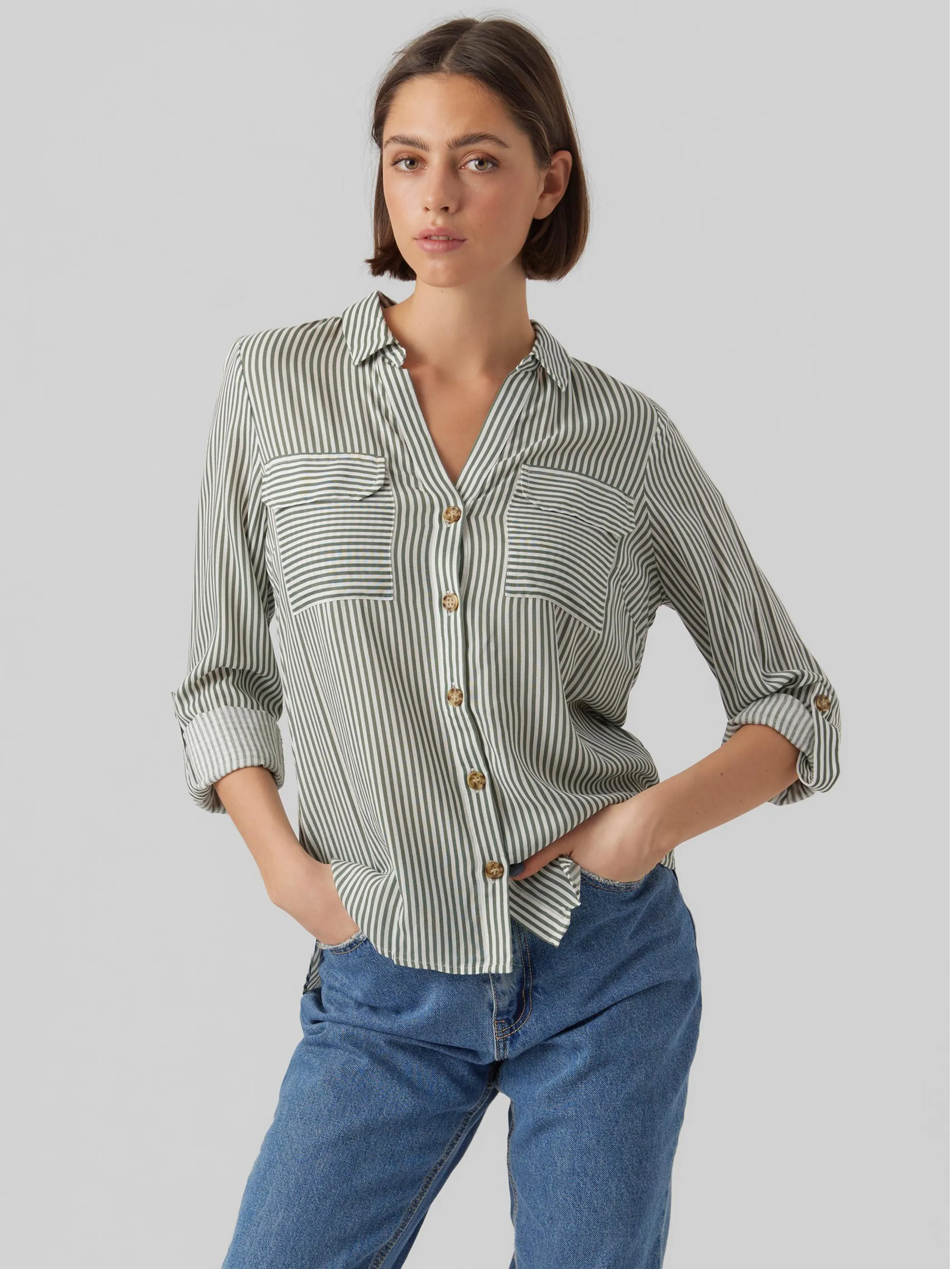 Vero Moda VMBUMPY L/S SHIRT NEW Bluse
