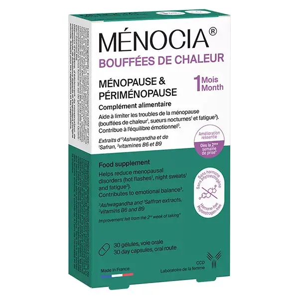 Menocia Ondas de Calor - 1 mês - 30 cápsulas