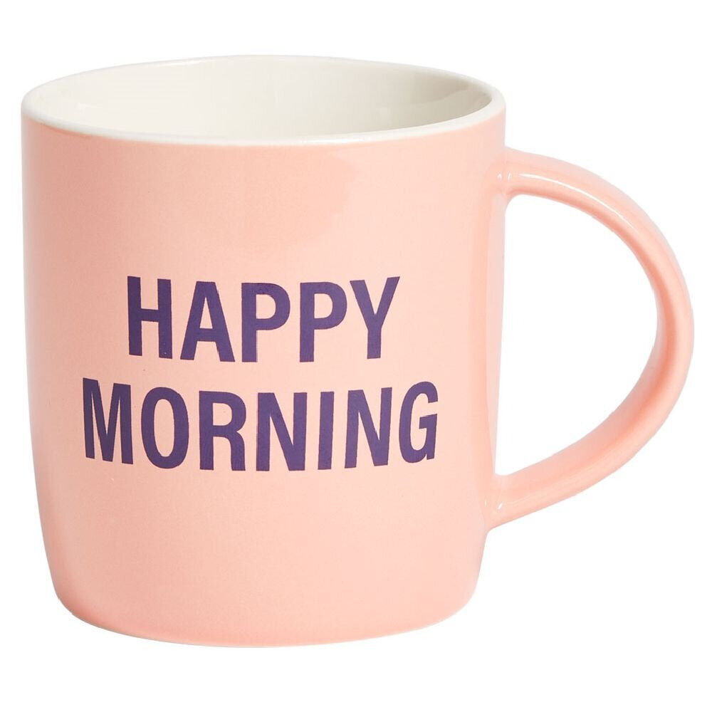Coffret bol et mug en porcelaine Happy/Bad Morning - 2 modèles
