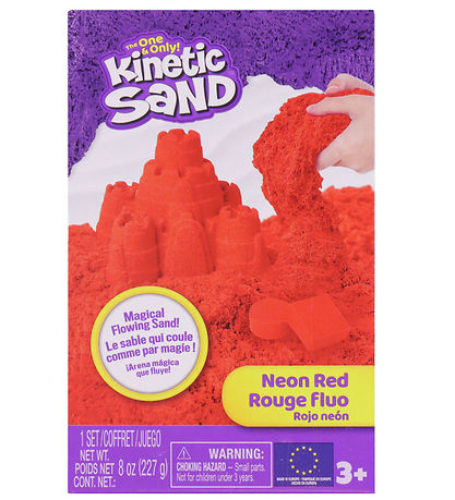 Kinetic Sand Strandsand - 227 Gramm - Neonrot