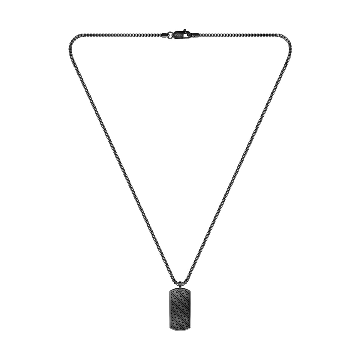 Collier BOSS acier noir