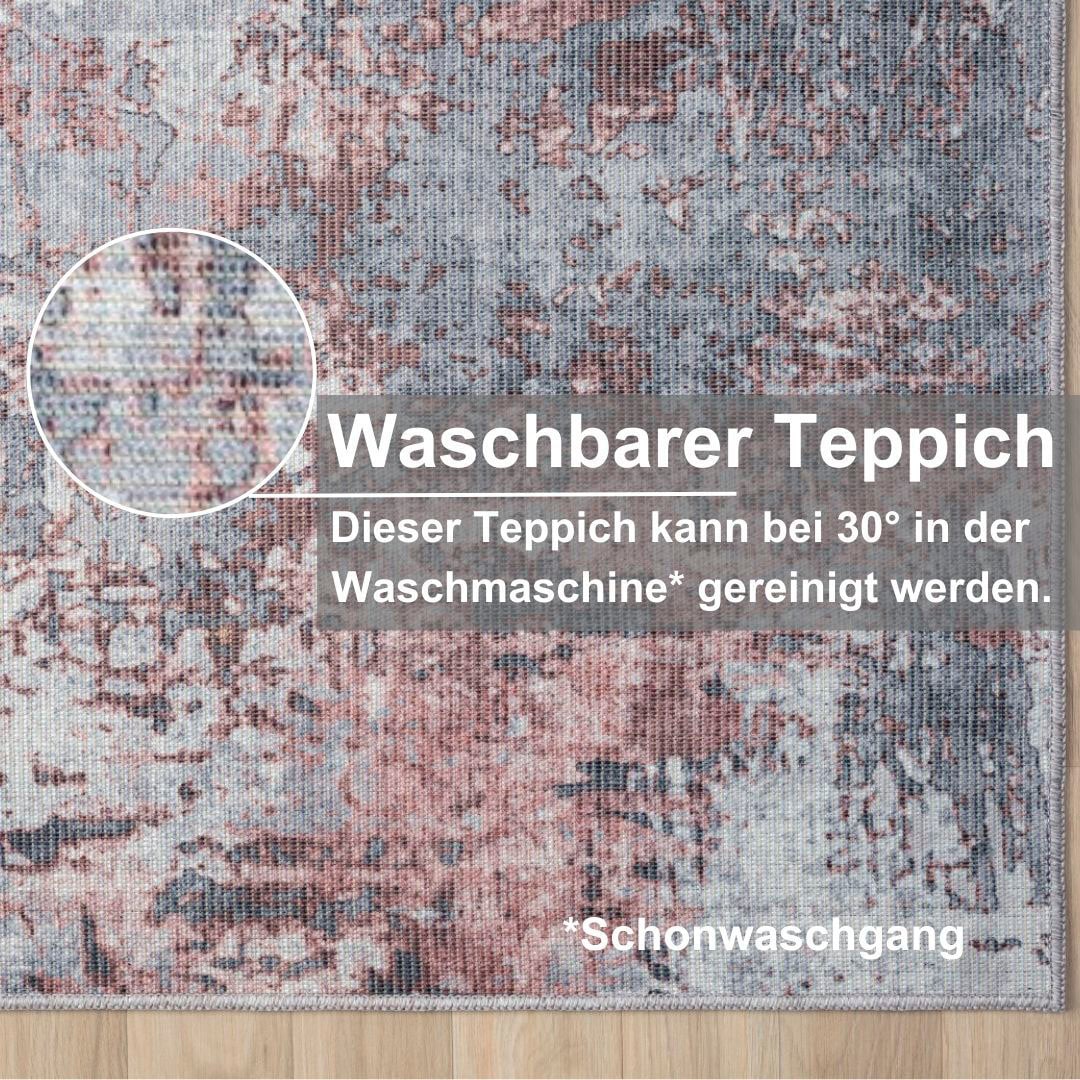 Myflair Möbel & Accessoires Teppich »Avery« rechteckig 10 mm Höhe Kurzflor, modernes Design, waschbar, In- und Outdoor geeignet