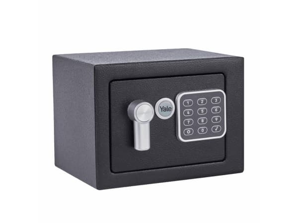Yale YSV/170/DB2, Frittstående safe, Sort, Kombinasjonslås, 3,8 l, Stål, Gulv/vegg