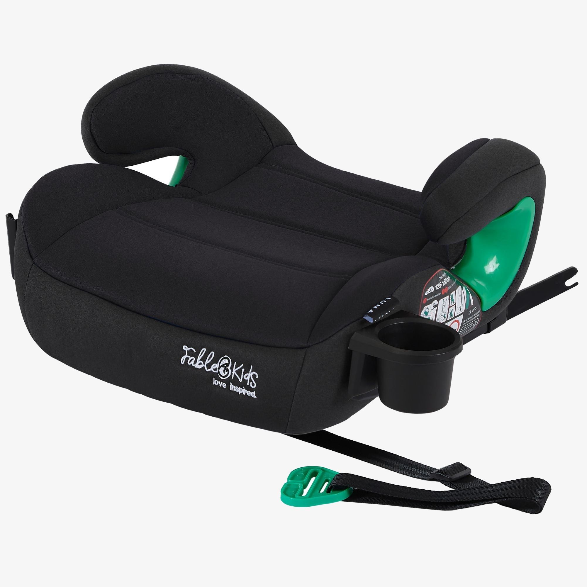 FableKids Kindersitzerhöhung LUNA mit ISOFIX R129 (125-150 cm)