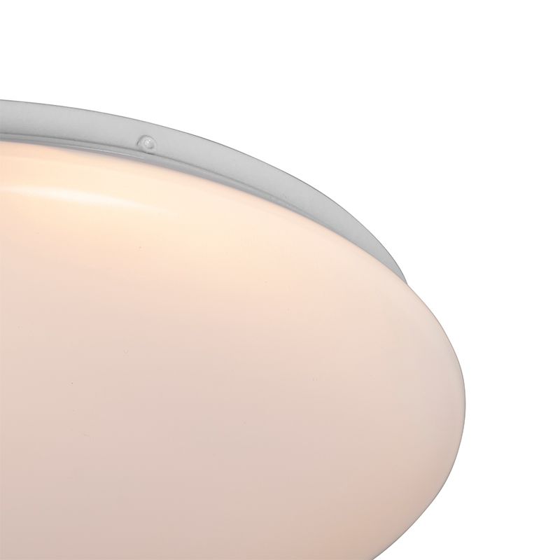 Smart moderne plafondlamp wit 38 cm incl. LED en RGB - Iene