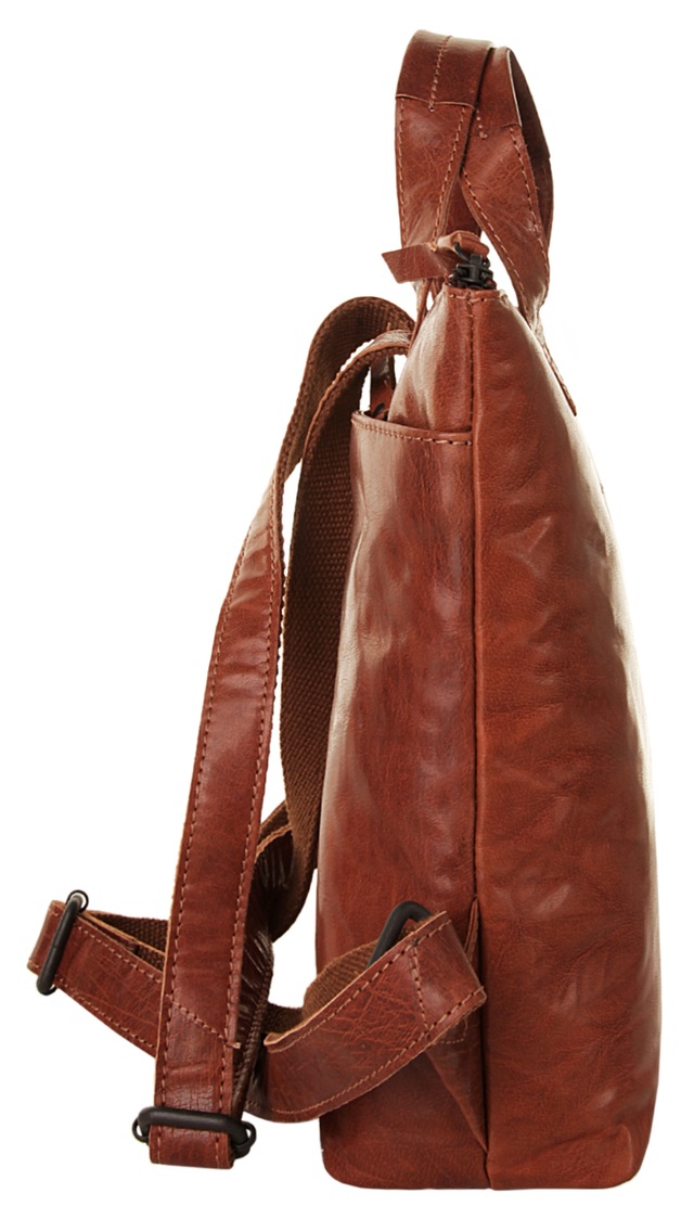 X-Zone Cityrucksack echt Leder