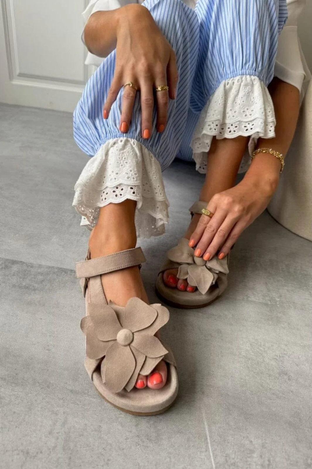 Copenhagen Shoes My Flowers 0301 biscuit
