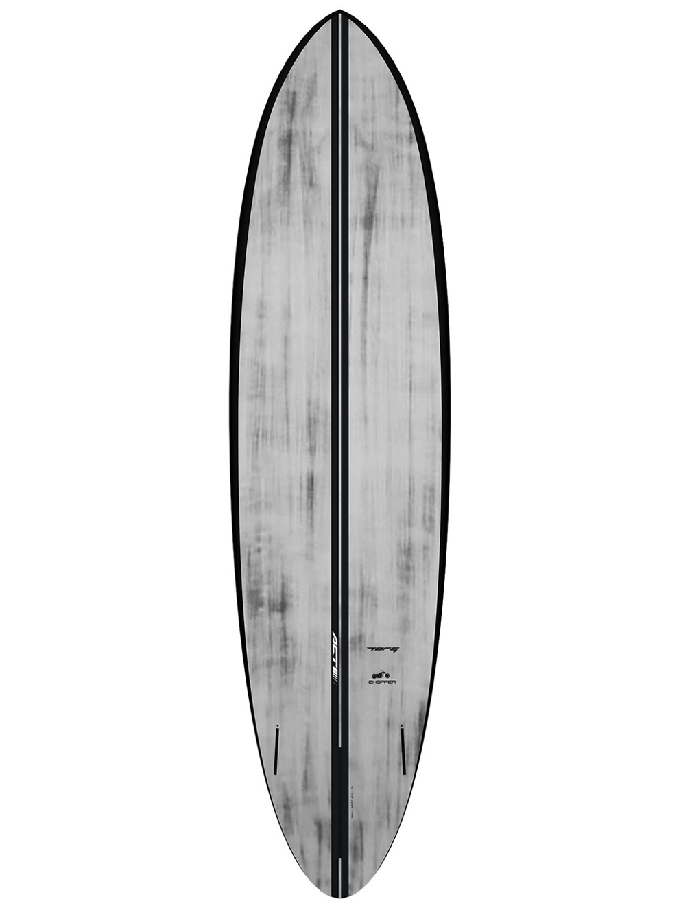 Torq Act Prepreg Chopper Blackrail 7'6 Surfboard gray