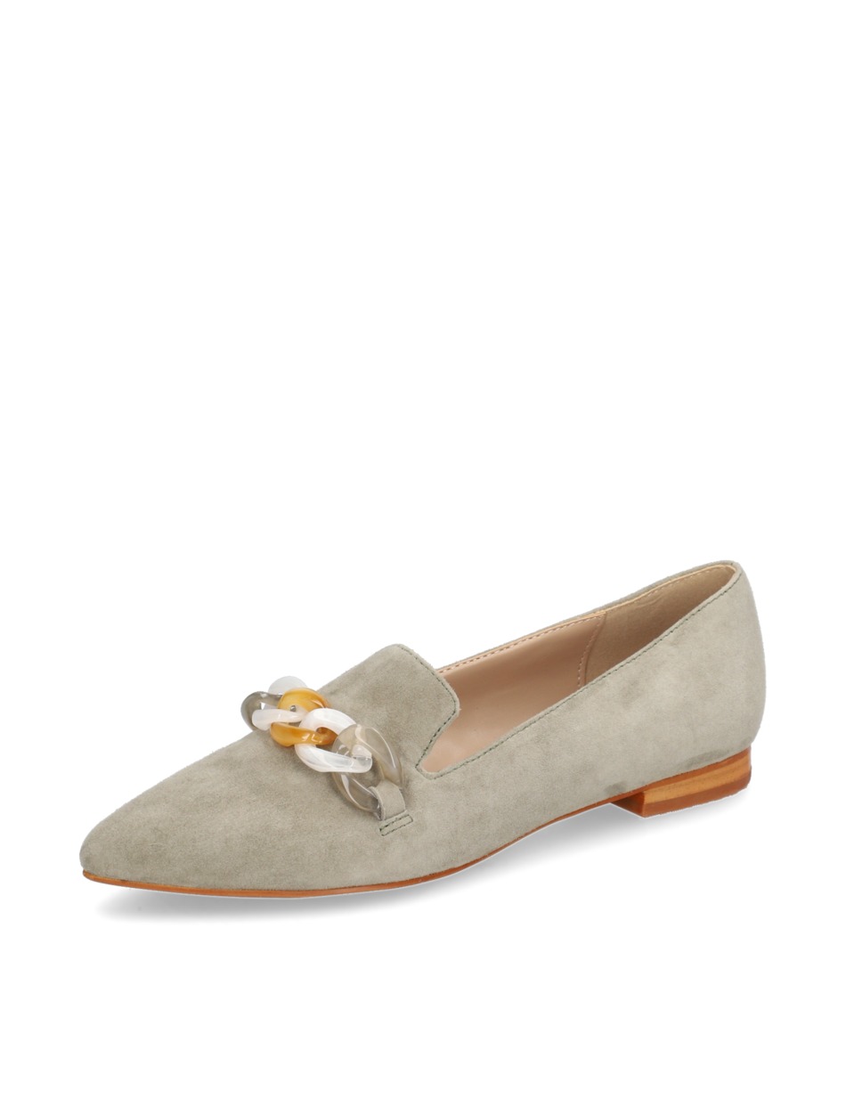 Veloursleder Slipper klassisch