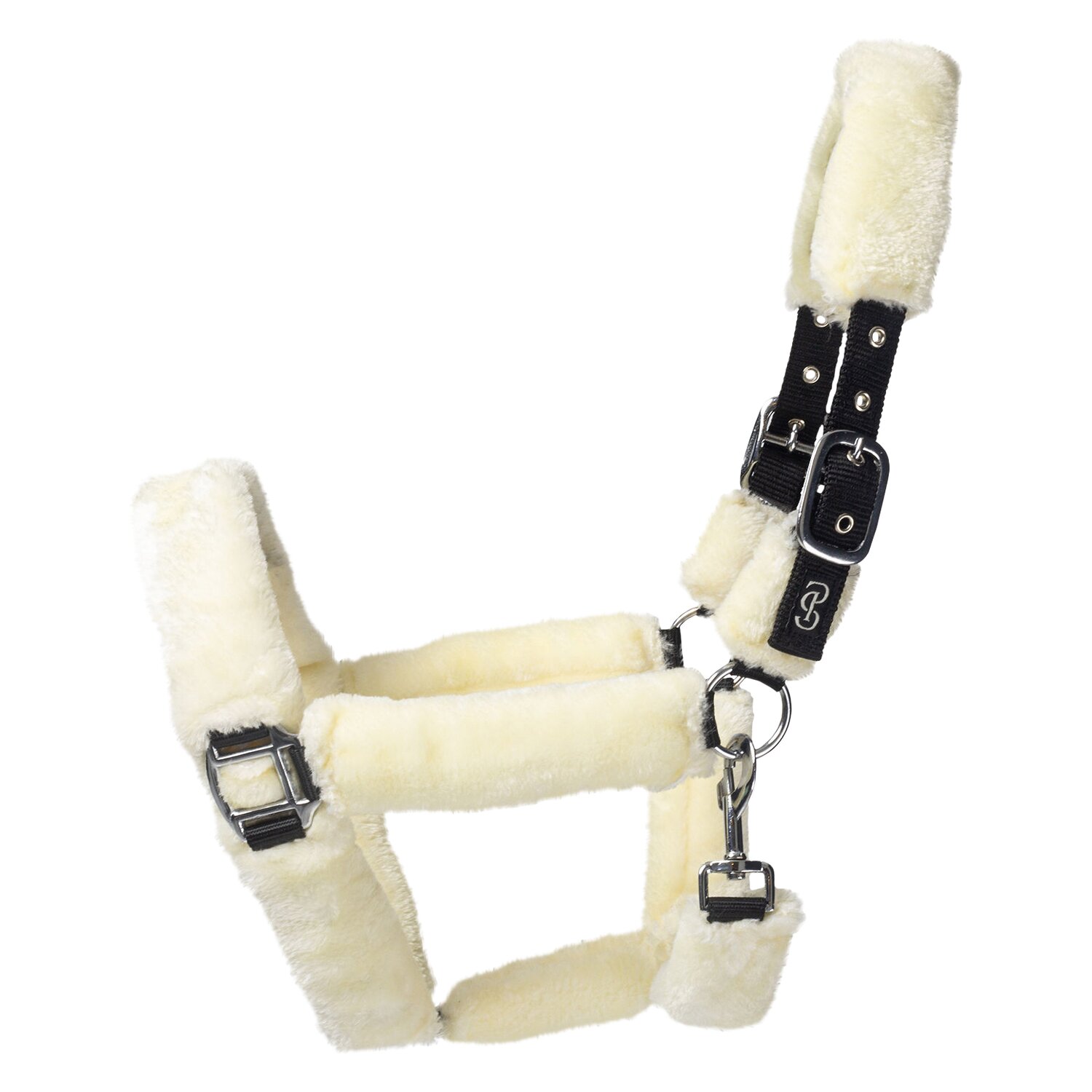 PS of SWEDEN Halfter Fluffy - white/black