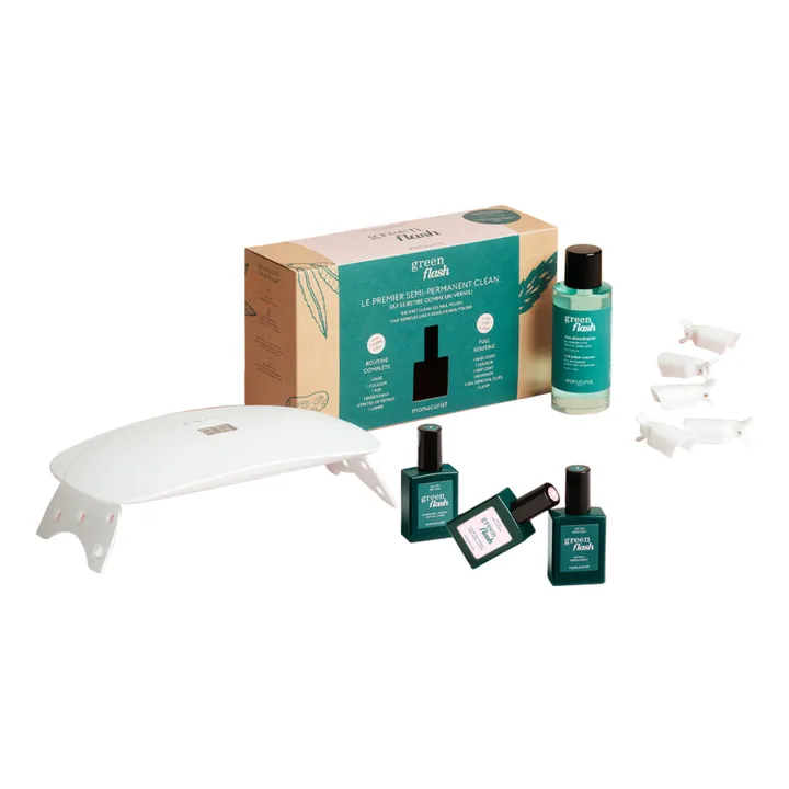 Manucurist Coffret routine semi-permanent Green Flash - 15 ml | Hortencia