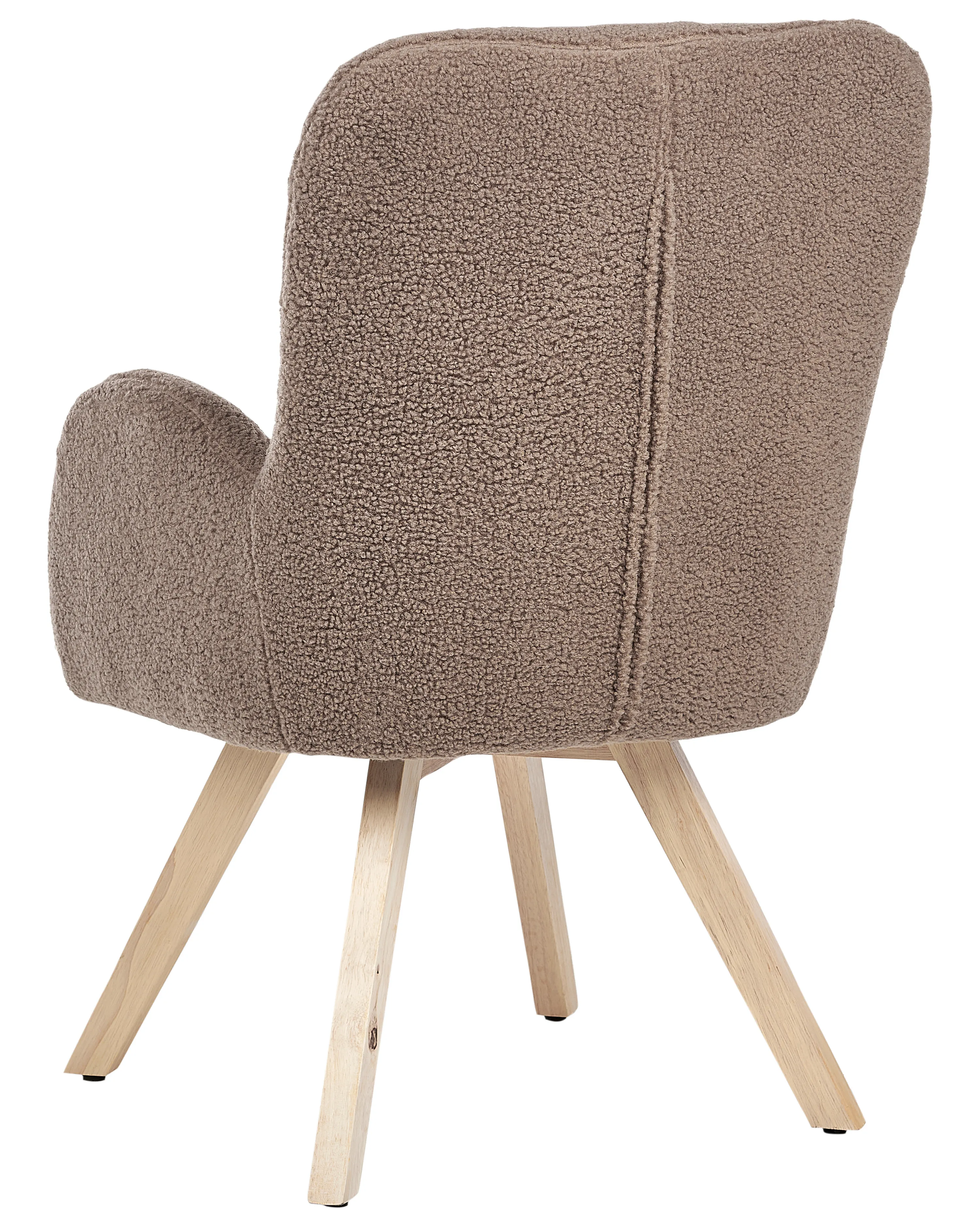 Fauteuil BJARN Bouclé Bruin