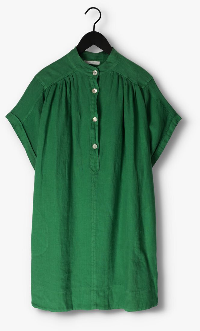 BY-BAR groene by-bar mini jurk amber linen dress