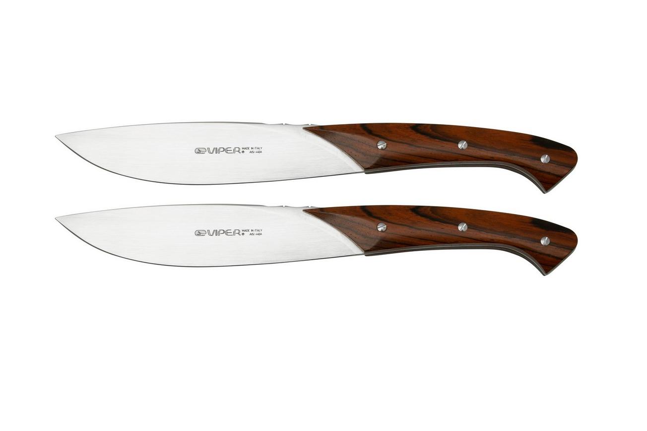 Viper Fiorentina VT7500-02CB cocobolohout, 2-delige steakmessenset