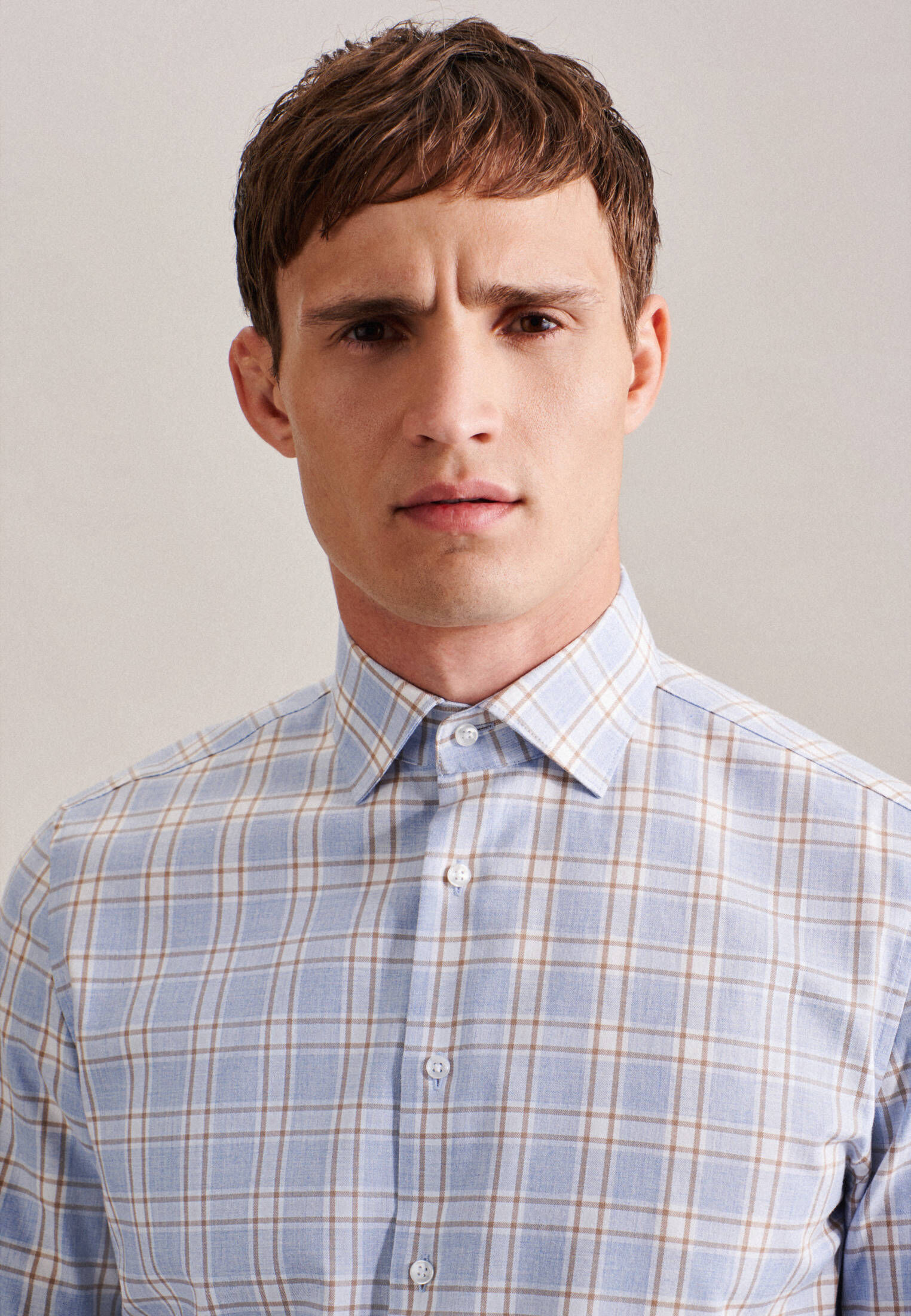 Seidensticker| Herren Flanellhemd X-Slim