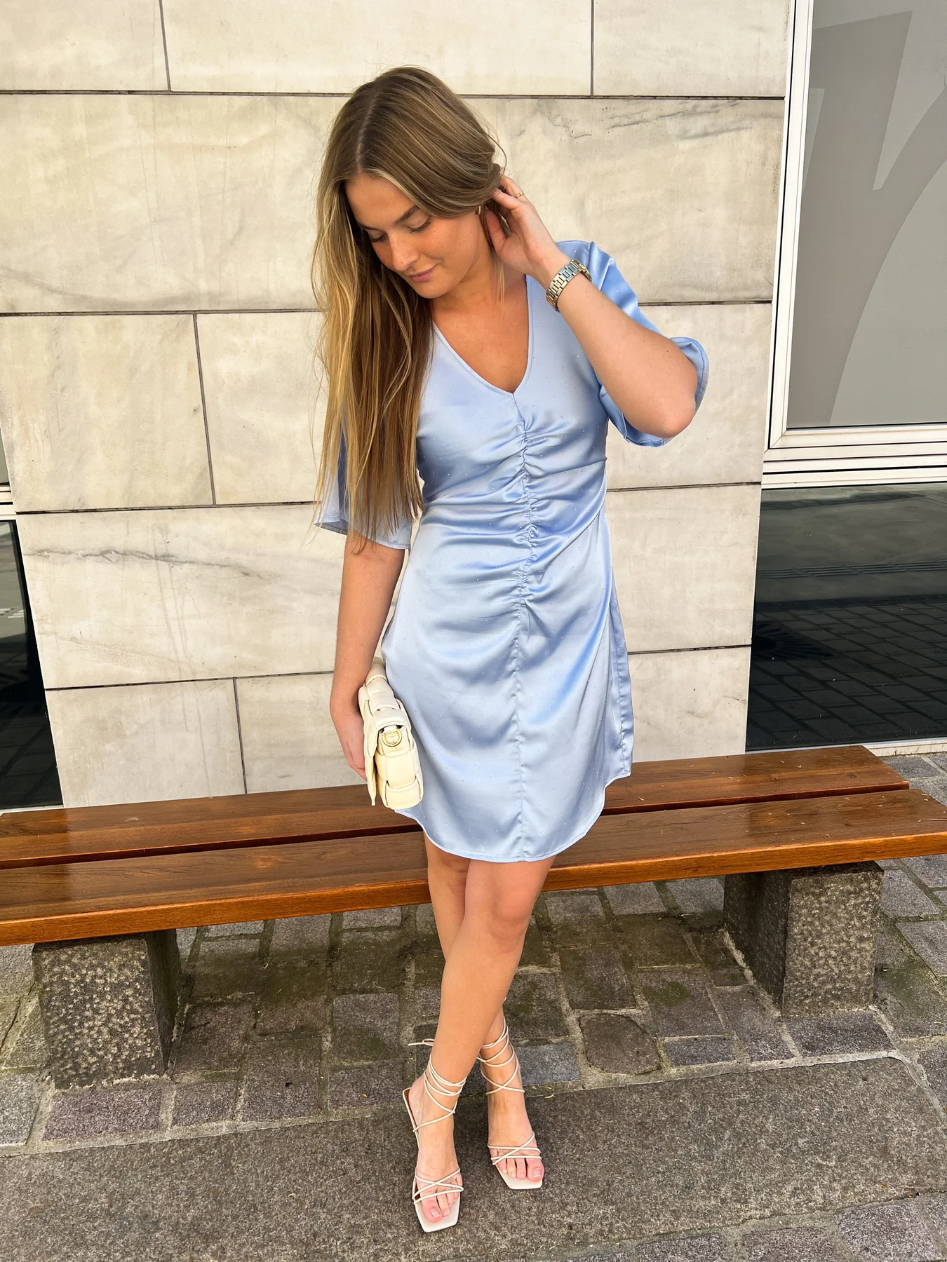 Noella Soli Dress 975 air blue
