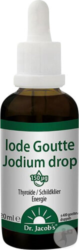 Dr. Jacob's Iode Goutte 150µg Flacon Compte-Gouttes 20ml