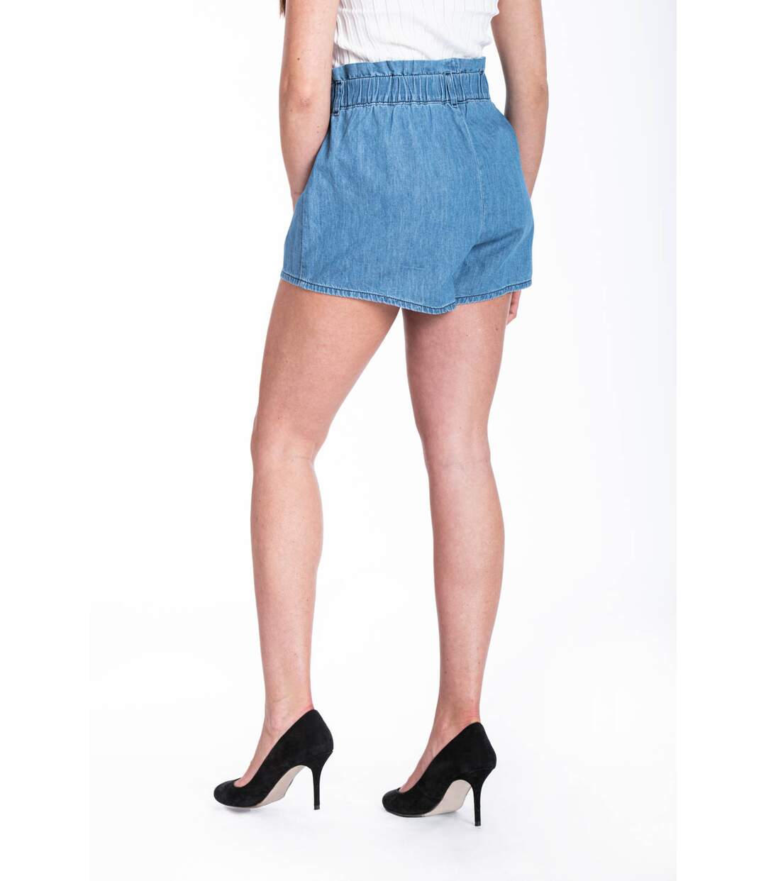 Short en coton chambray NICO denim