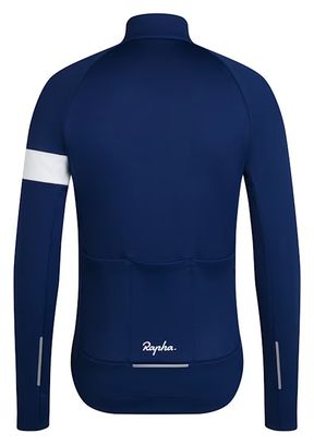 Veste Manches Longues Rapha Core Winter Bleu/Blanc