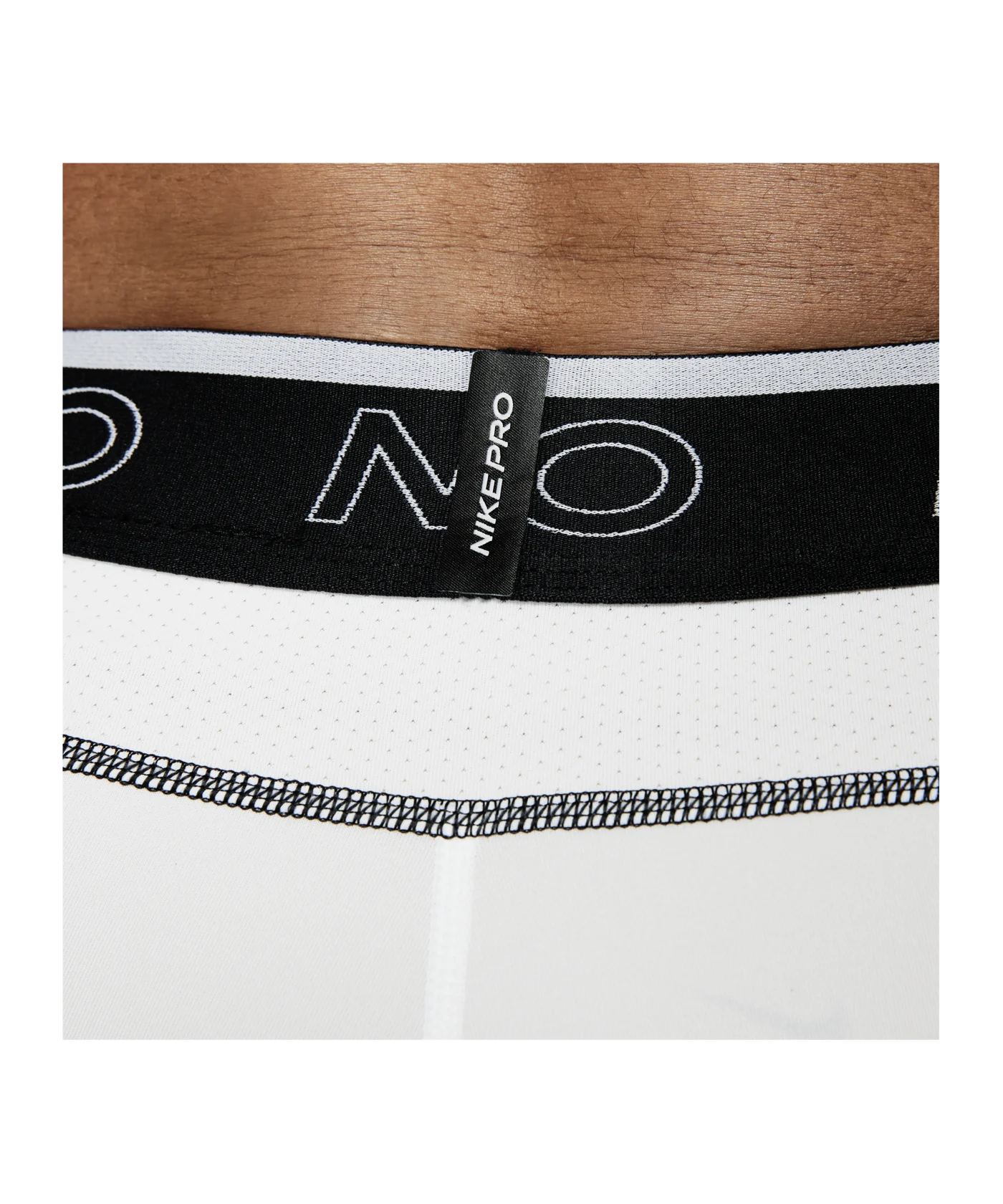 Nike Pro Short Weiss Schwarz F100