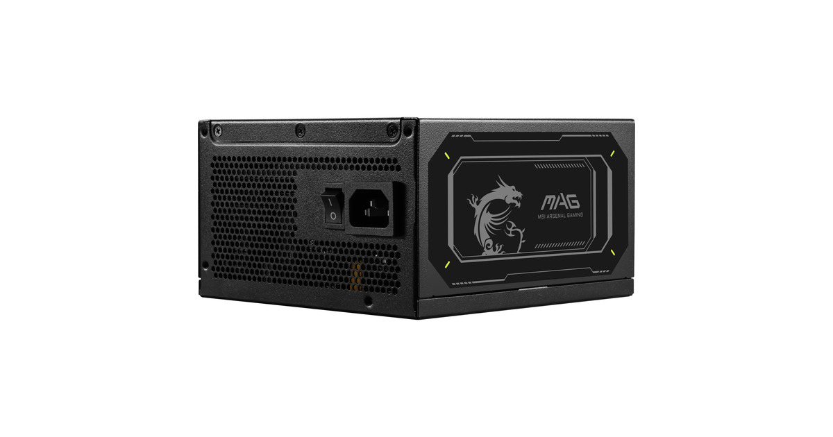 MSIMAG A1000GL PCIE5 II modulaire 1000 watt voeding   (Zwart, 1x 12V-2x6, 4x PCIe)