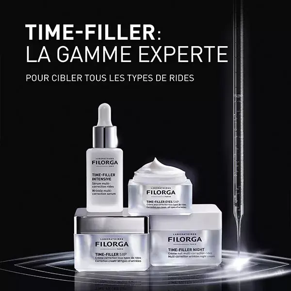 Creme para Contorno dos Olhos Antirrugas Filorga Time-Filler 5XP com Ácido Hialurônico 15ml