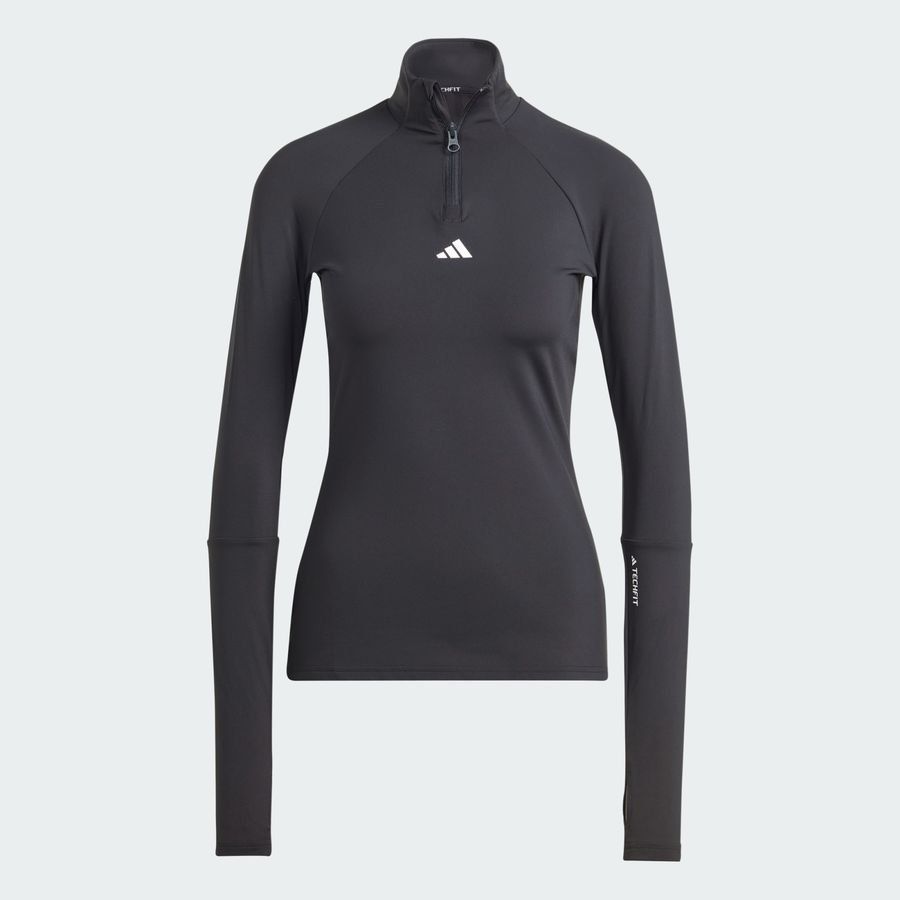 Adidas Haut d'entraînement à manches longues et zip 1/4 Techfit COLD.RDY