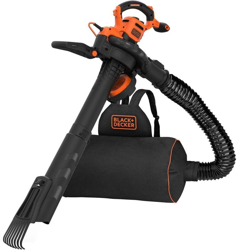 BLACK+DECKER BEBLV301 Bladblazer - Blaas en Zuigfunctie - Rugzakopvangzak