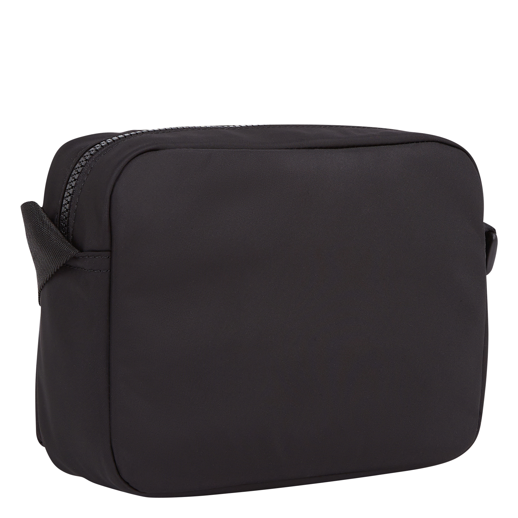 Sac bandoulière en fibres recyclées mélangées | Noir