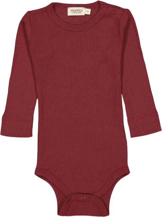 MarMar Copenhagen Plain Body LS Hibiscus red