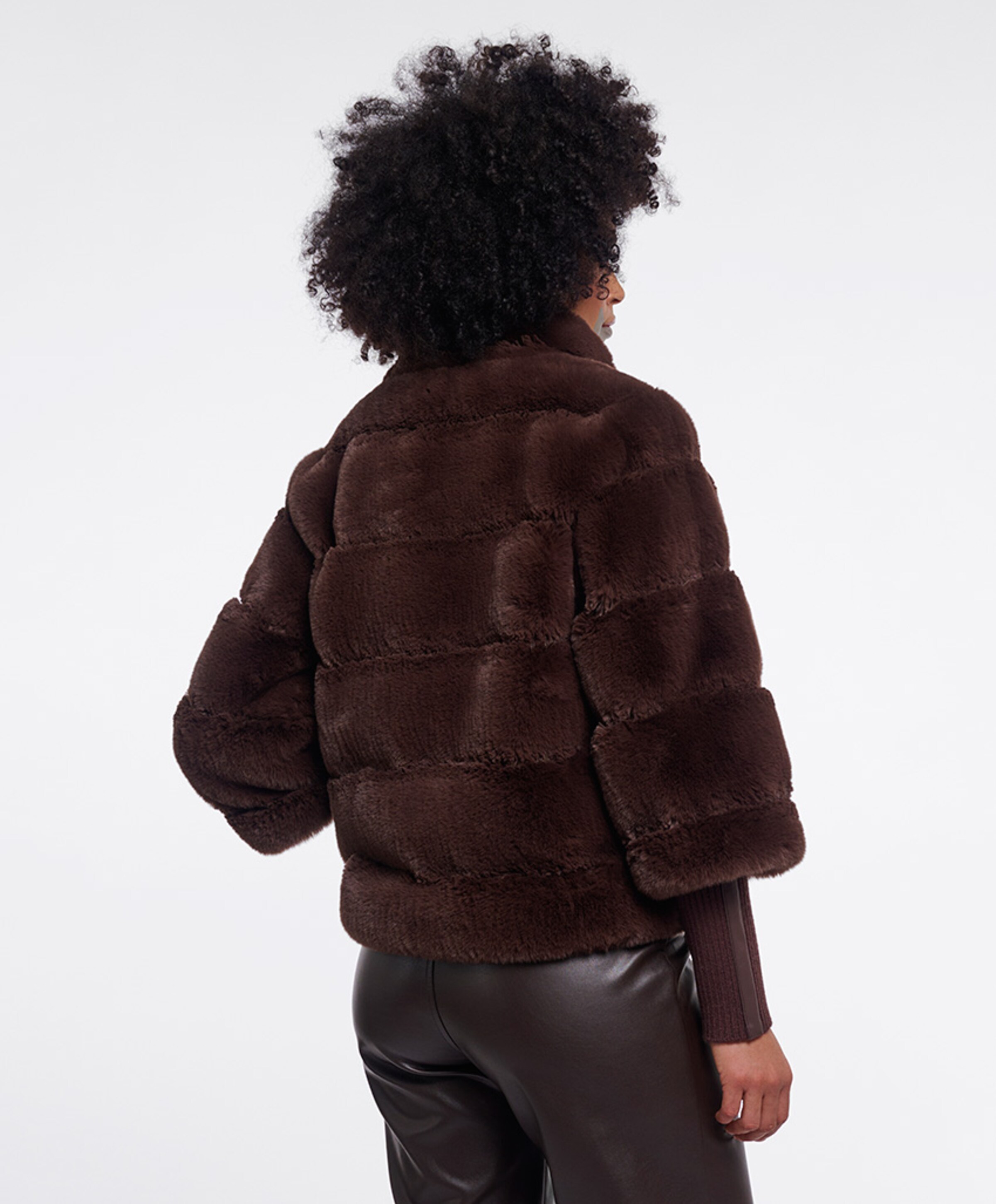 Rino & pelle Dames jas bruin