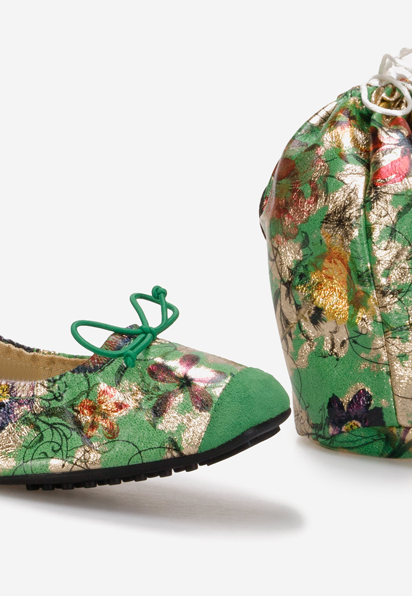 Ballerines femme verts Doriya