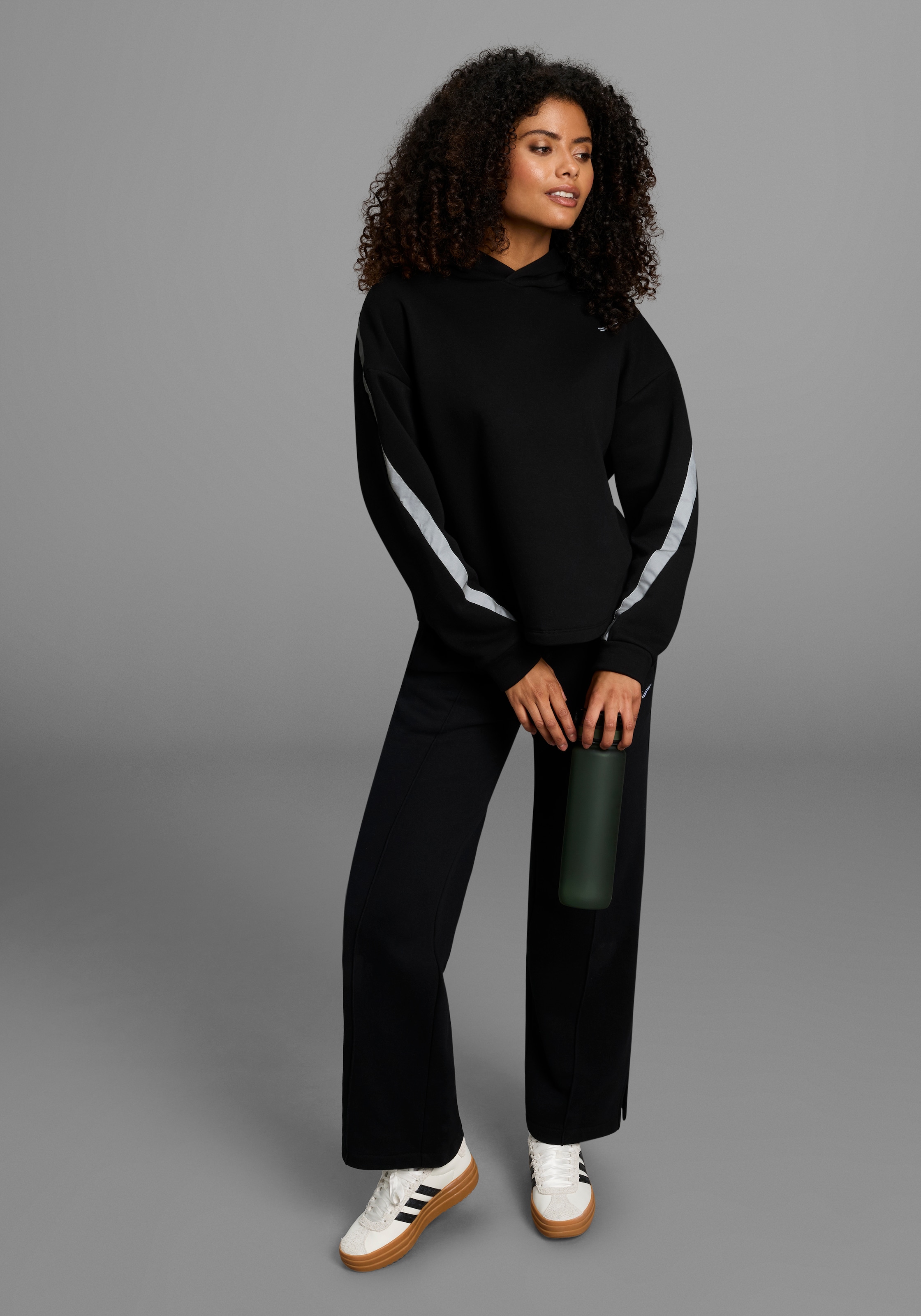 FAYN SPORTS Jogginghose  Bequemer Baumwollstretch mit lockerem, sportlichem Schnitt und Taschen