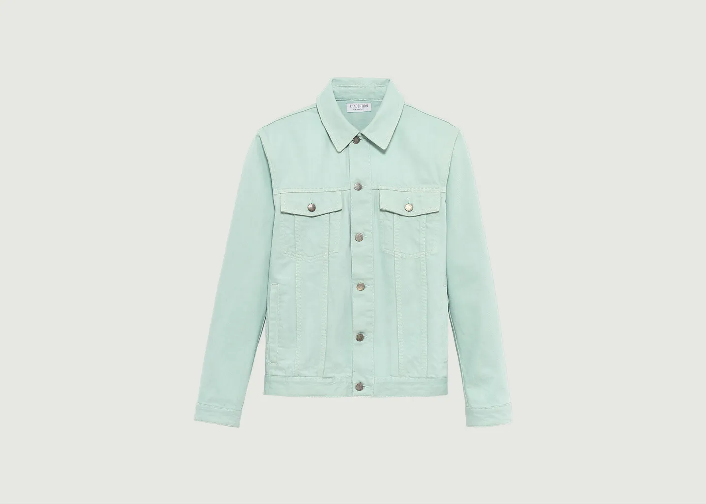 Veste en Jean vert d'eau L'Exception Paris