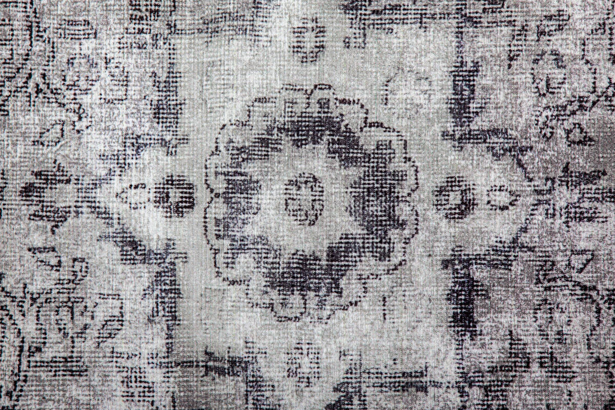 Teppich - grau - Vintage-Look - 140x200 cm