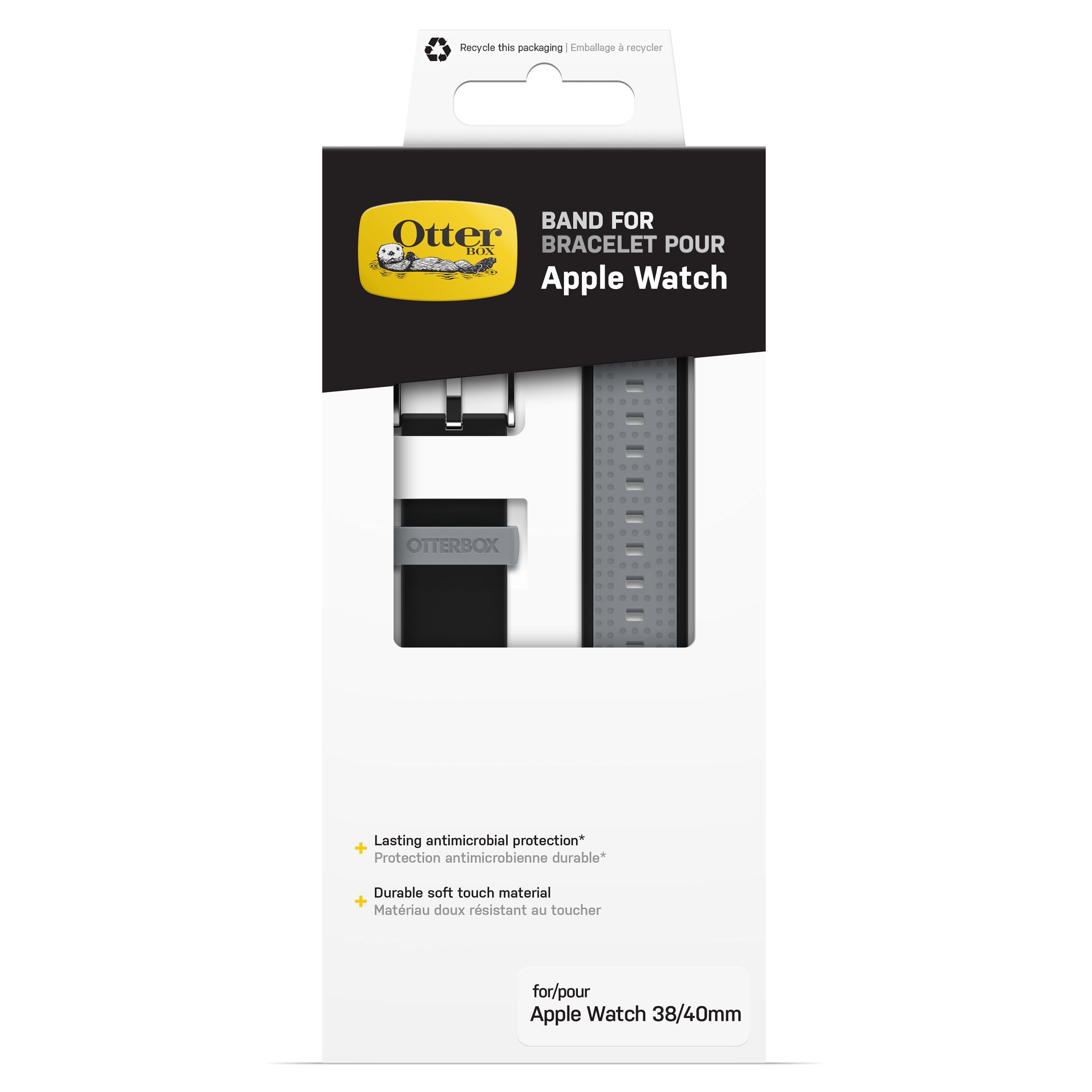 Otterbox Armbånd for Apple Watch 41/40/38 mm Svart