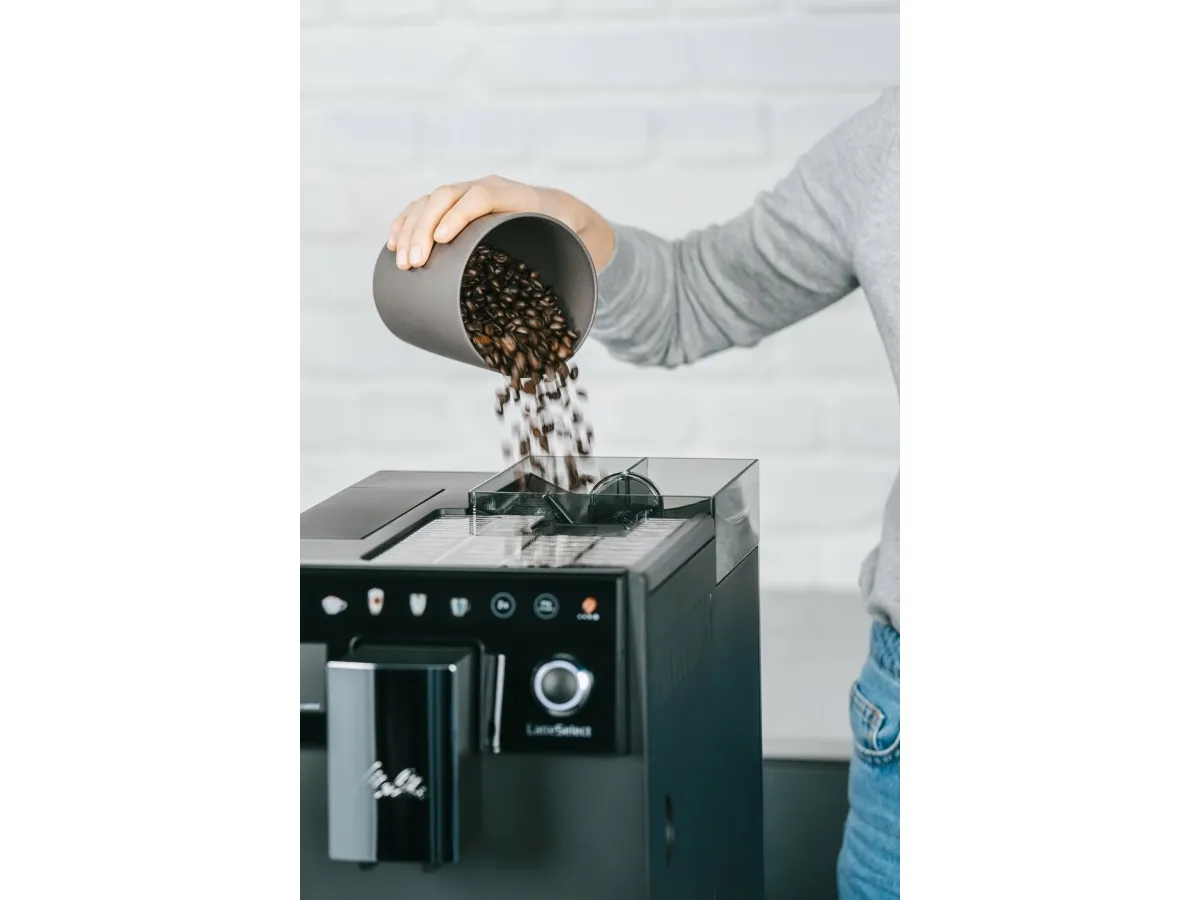 Melitta 630-212, Espressomaskine, 1,8 L, Kaffebønner, Indbygget kværn, 1400 W, Sort