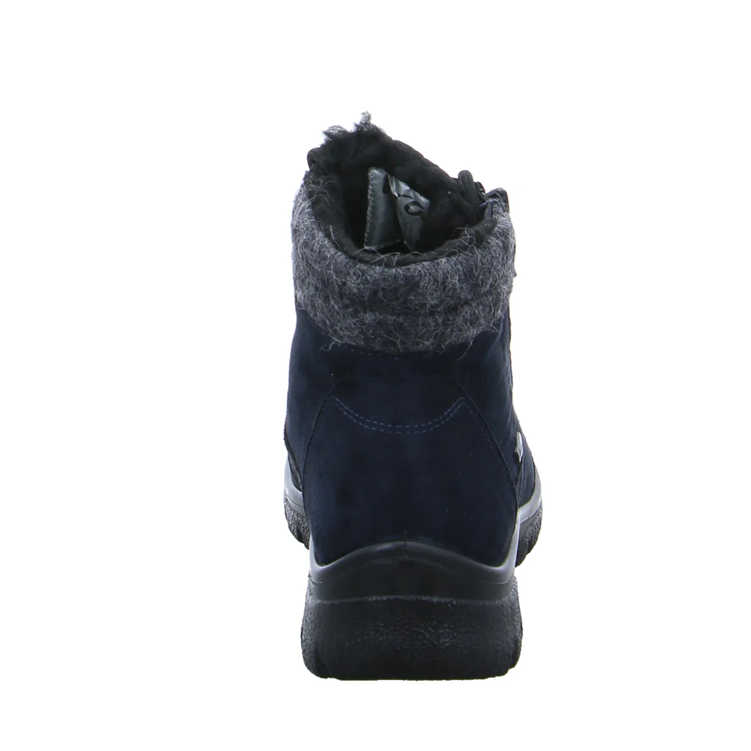ARA Comfort-Boot Blau Lederimitat  Wechselfussbett und Gore-Tex