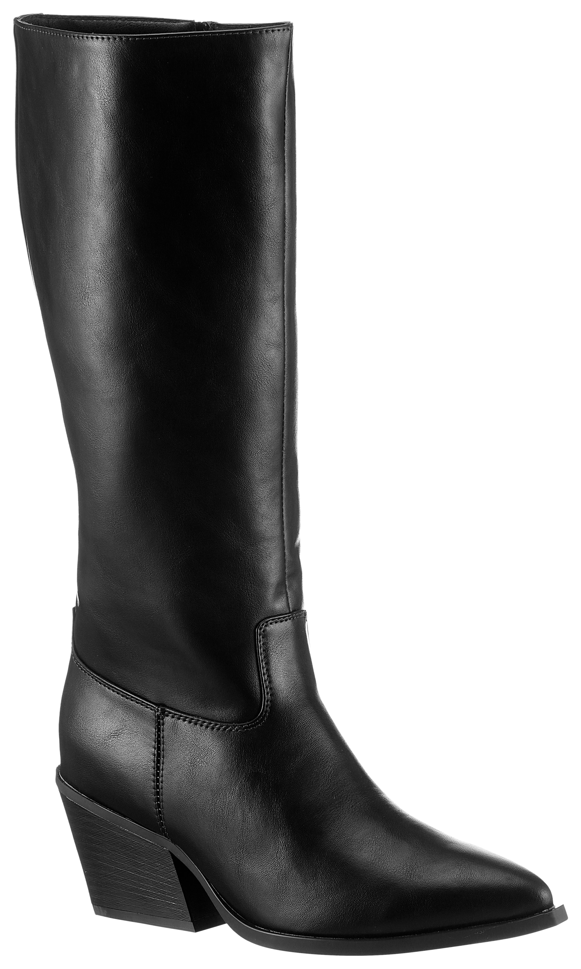Aniston SHOES Stiefel  , Cowboystiefel, Westernlook, in spitzer, schmaler Form