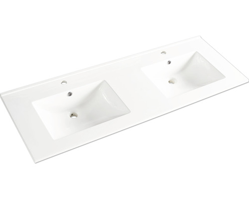 Verschil dubbele wastafel Providence 120 cm wit 36.011.55