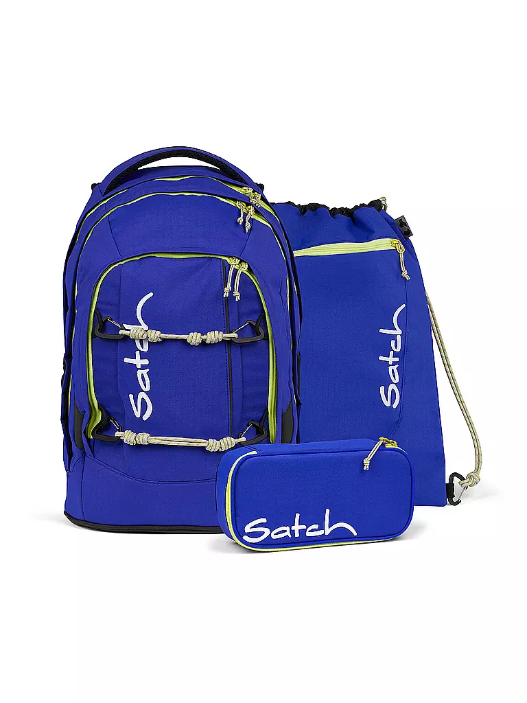 SATCH Schulrucksack Set - Pack Blue Climber blau