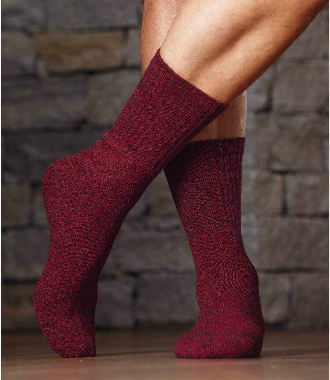 Lot de 4 Paires de Chaussettes Chinées
