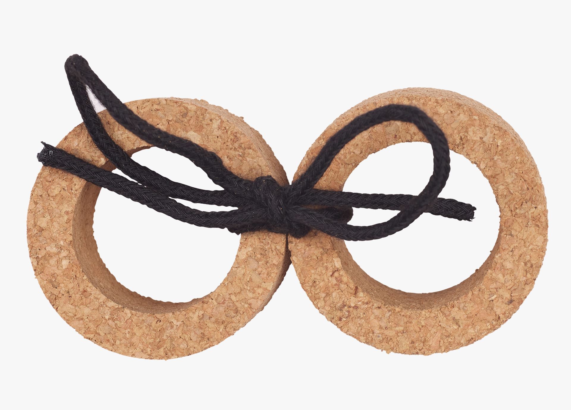 2 pk serviettringer natur - 5 cm