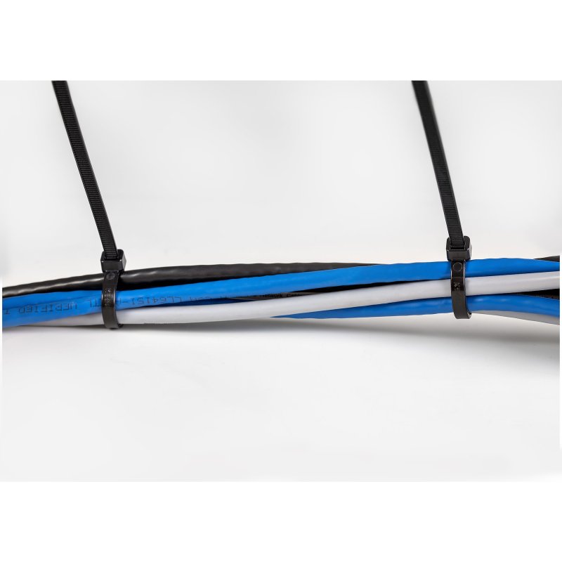 StarTech.com Colliers de serrage 20 cm noirs - Paquet de 100