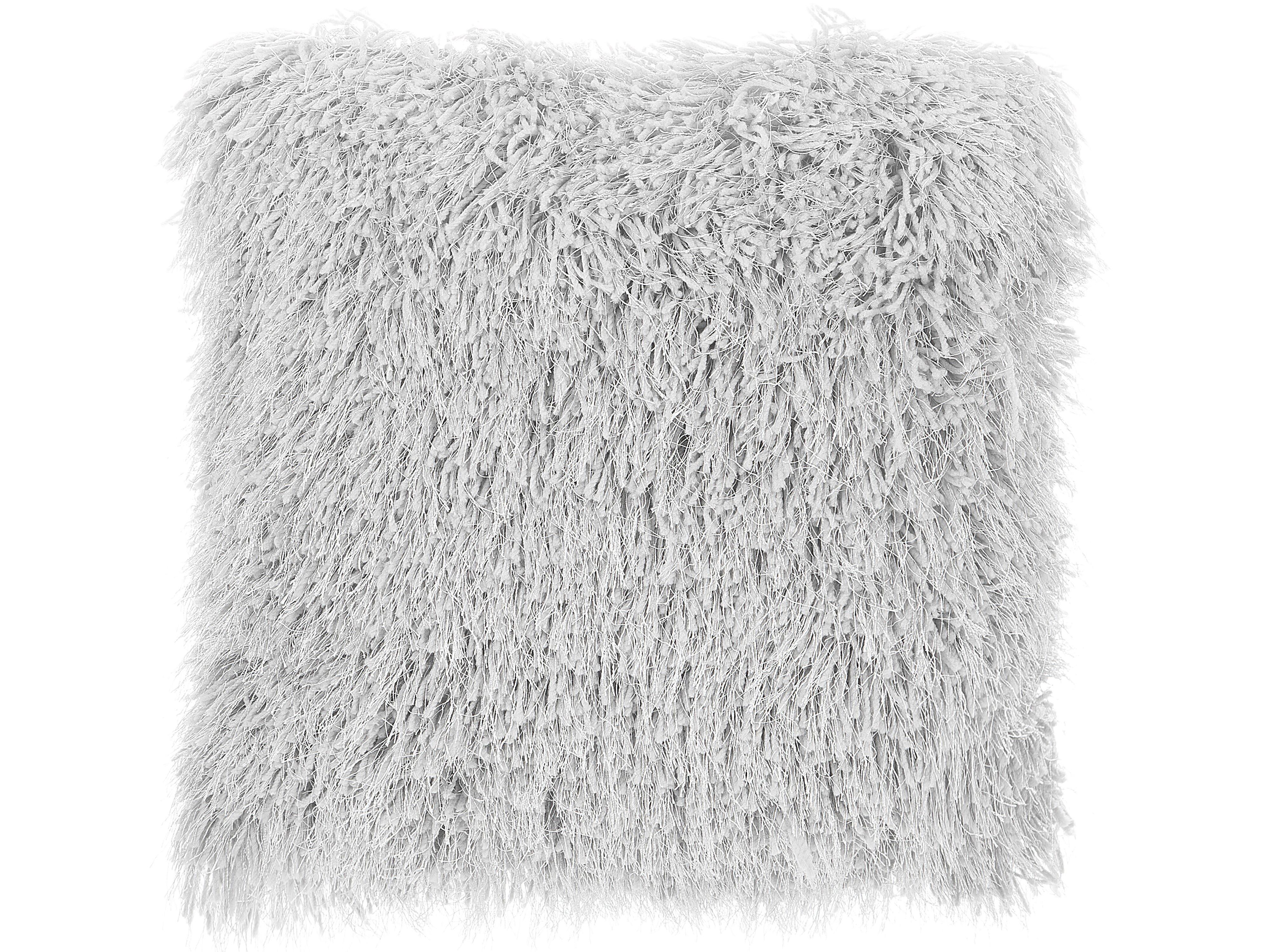Set van 2 sierkussens CIDE 45 x 45 cm Lichtgrijs effen