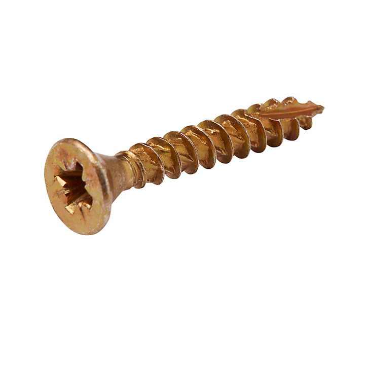 Vis à bois Turbodrive Premium pozidriv zinguée jaune 4.5x30 mm - 20 pièces