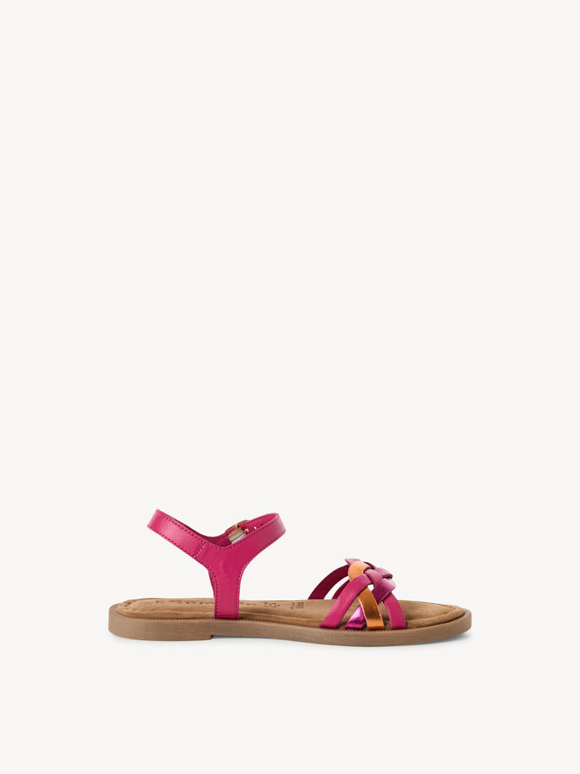 Leren Sandaal - pink