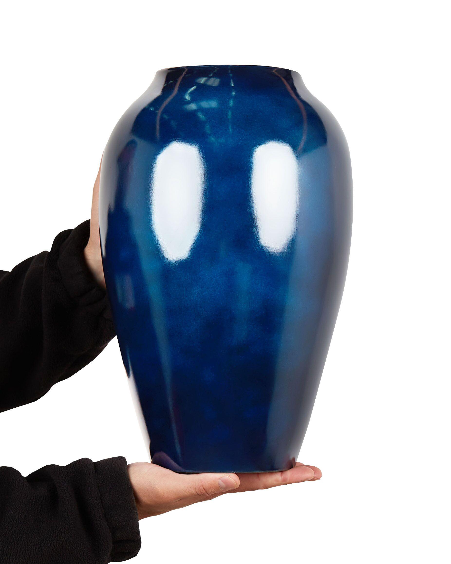 Bloemenvaas OCANA Keramiek 37 cm Donkerblauw