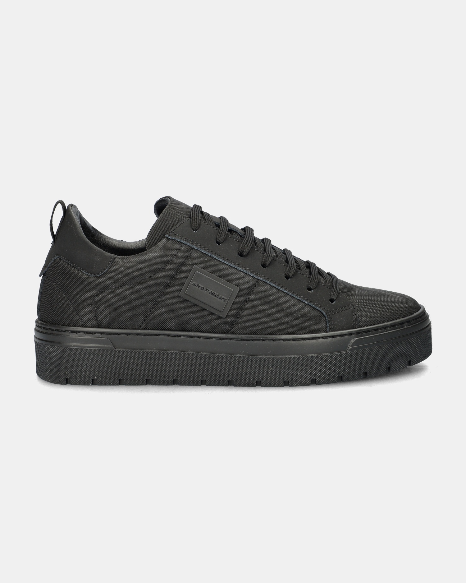 Antony Morato Metal Bold Lage sneakers  - zwart